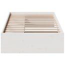 vidaXL fehér tömör fenyőfa kanapéágy matrac nélkül 90 x 190 cm
