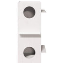 vidaXL Macskaház fehér 43x43x90 cm tömör fa fenyőfa