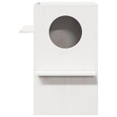 vidaXL Macskaház fehér 43x43x60 cm tömör fa fenyőfa