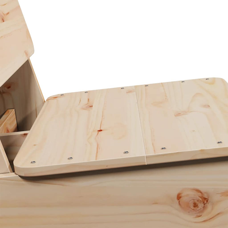 vidaXL tömör fenyőfa kerti szék 60x64x70,5 cm