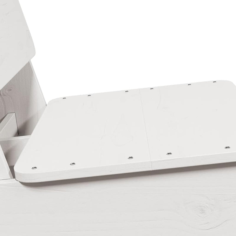 vidaXL fehér tömör fenyőfa kerti szék 60x64x70,5 cm