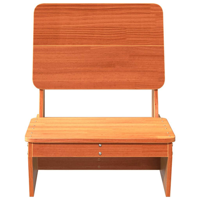 vidaXL viaszbarna tömör fenyőfa kerti szék 60x64x70,5 cm