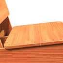 vidaXL viaszbarna tömör fenyőfa kerti szék 60x64x70,5 cm