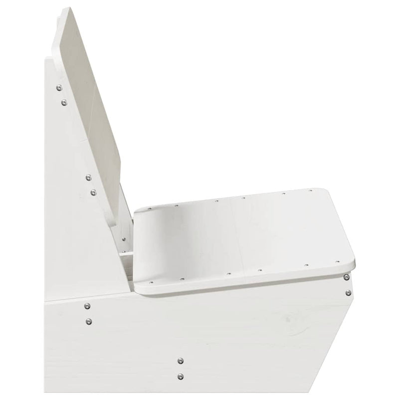 vidaXL 2 db fehér tömör fenyőfa kerti szék 60x64x70,5 cm