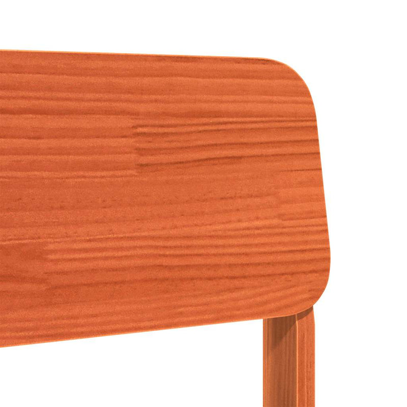 vidaXL viaszbarna tömör fenyőfa kerti szék 60x52,5x72 cm