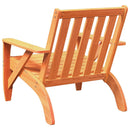 vidaXL Kerti adirondack szék viaszbarna 75x77x77 cm tömör fa fenyőfa