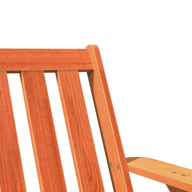 vidaXL Kerti adirondack szék viaszbarna 75x77x77 cm tömör fa fenyőfa