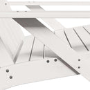 vidaXL Kerti adirondack székek 2 db fehér 75x77x77 cm tömör fa fenyőfa