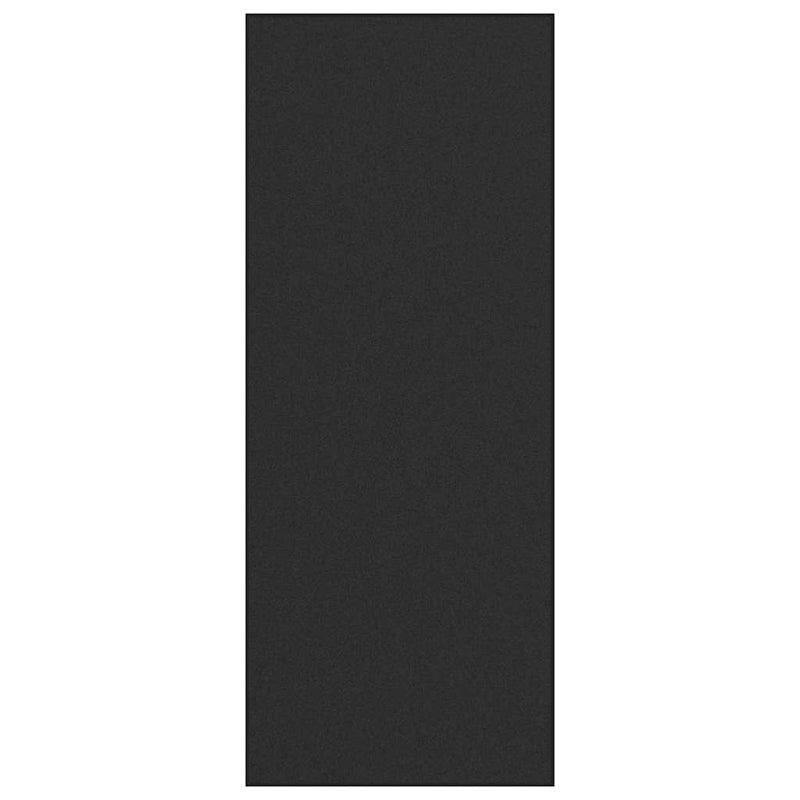 vidaXL Ajtószőnyeg Egyéb Fekete 120 x 300 cm Poliamid és PVC