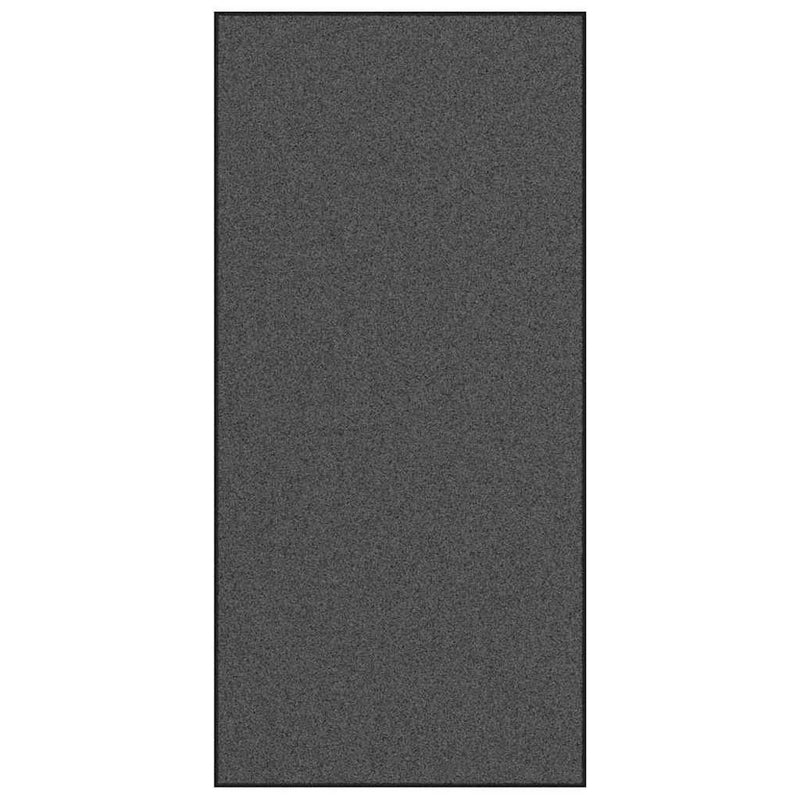 vidaXL Ajtószőnyeg Antracit és fekete 120 x 250 cm Poliamid és PVC