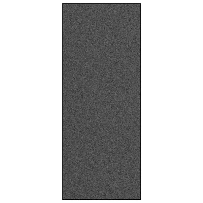 vidaXL Ajtószőnyeg Antracit és fekete 120 x 300 cm Poliamid és PVC