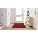 vidaXL Ajtószőnyeg Piros és Fekete 120 x 250 cm 100% Poliamid