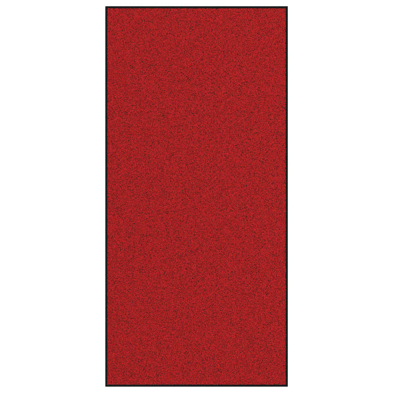 vidaXL Ajtószőnyeg Egyéb Piros és Fekete 120 x 250 cm Poliamid és PVC