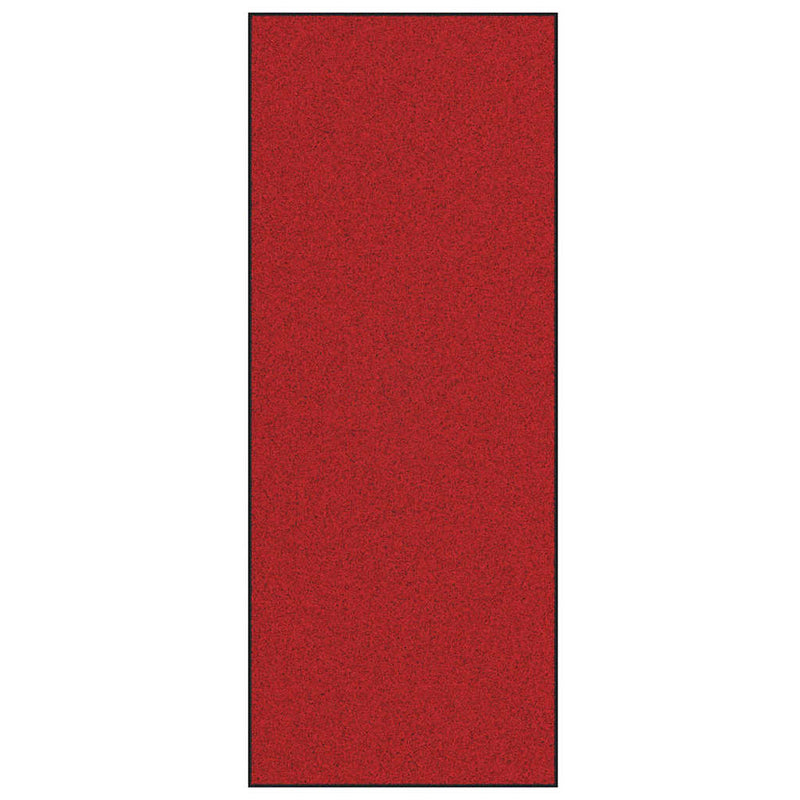 vidaXL Ajtószőnyeg Egyéb Piros és Fekete 120 x 300 cm Poliamid és PVC