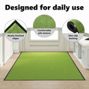 vidaXL Ajtószőnyeg Egyéb Zöld és Fekete 120 x 300 cm Poliamid és PVC