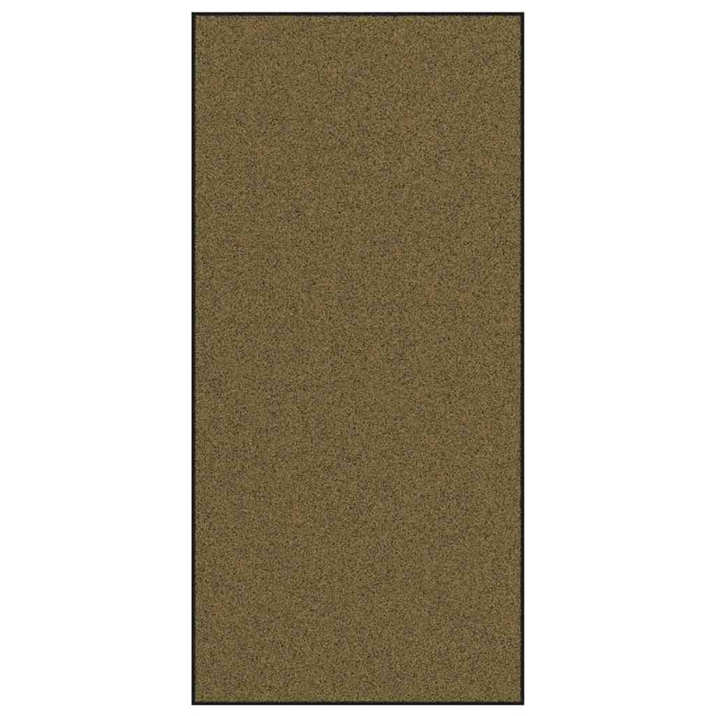 vidaXL Ajtószőnyeg Egyéb Barna és fekete 120 x 250 cm Poliamid és PVC
