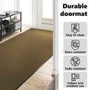 vidaXL Ajtószőnyeg Egyéb Barna és fekete 120 x 350 cm Poliamid és PVC
