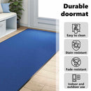 vidaXL Ajtószőnyeg Kék és Fekete 120 x 250 cm 100% Poliamid