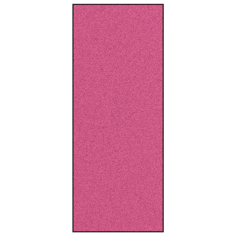 vidaXL Ajtószőnyeg Rózsaszín és Fekete 120 x 300 cm Poliamid és PVC