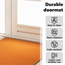 vidaXL Ajtószőnyeg Narancs és Fekete 120 x 300 cm 100% Poliamid