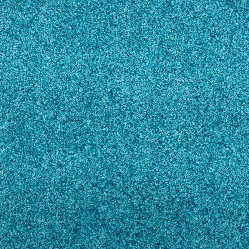 vidaXL Ajtószőnyeg Egyéb Cián és Fekete 120 x 250 cm Poliamid és PVC