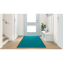 vidaXL Ajtószőnyeg Cián és Fekete 120 x 350 cm 100% Poliamid
