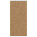 vidaXL Ajtószőnyeg Egyéb Krém és fekete 120 x 250 cm Poliamid és PVC