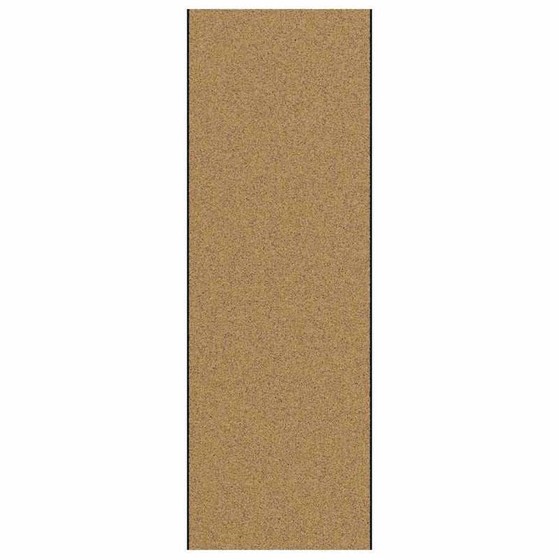 vidaXL Ajtószőnyeg Egyéb Krém és fekete 120 x 350 cm Poliamid és PVC