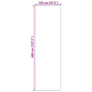 vidaXL Ajtószőnyeg Egyéb Krém és fekete 120 x 400 cm Poliamid és PVC