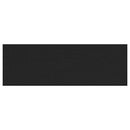 vidaXL Ajtószőnyeg Egyéb Fekete 60 x 180 cm Polipropilén és vinil