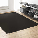 vidaXL Ajtószőnyeg Fekete 120 x 180 cm 100% Poliamid
