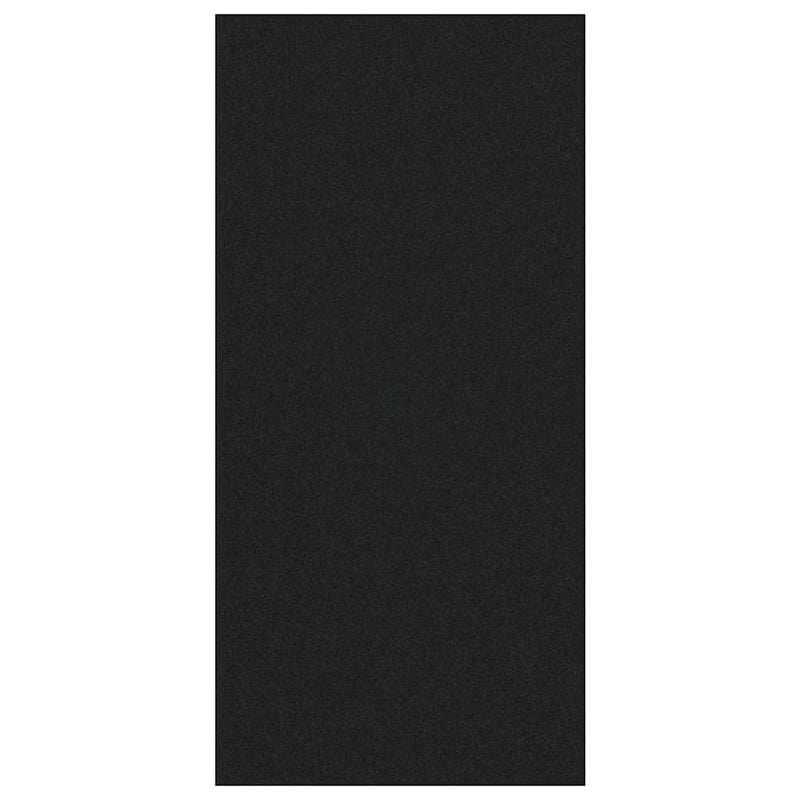 vidaXL Ajtószőnyeg Egyéb Fekete 120 x 250 cm Polipropilén és vinil