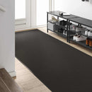 vidaXL Ajtószőnyeg Fekete 120 x 400 cm 100% Poliamid