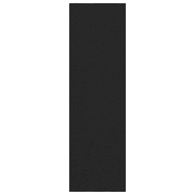 vidaXL Ajtószőnyeg Egyéb Fekete 120 x 400 cm Polipropilén és vinil