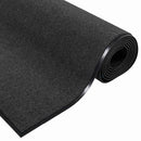 vidaXL Ajtószőnyeg Antracit és fekete 60 x 180 cm 100% Poliamid