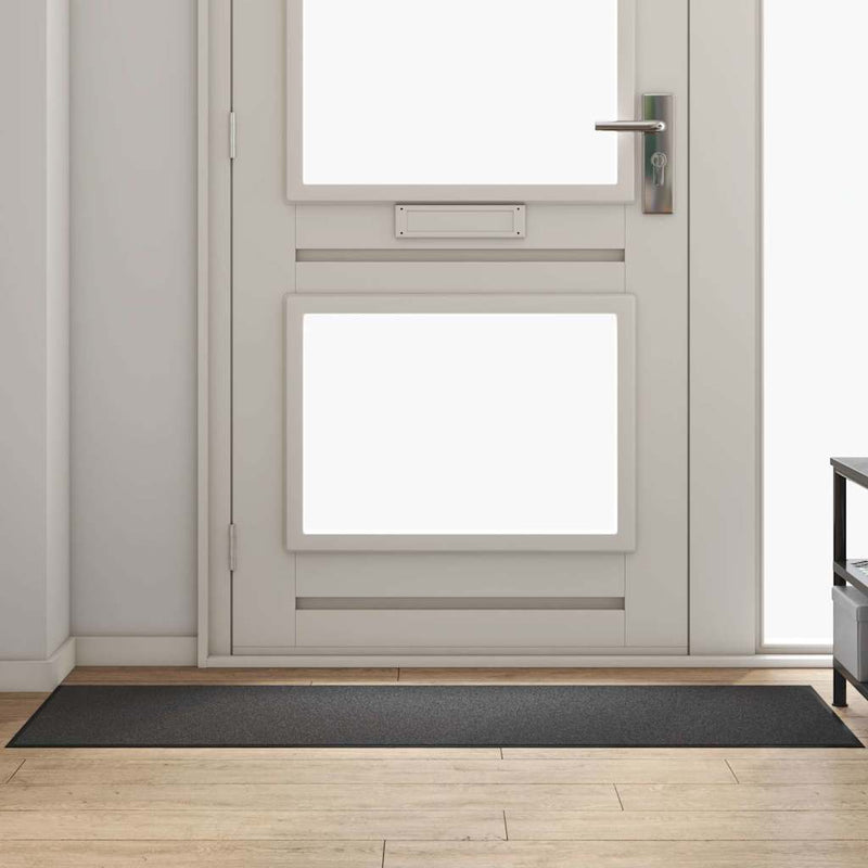 vidaXL Ajtószőnyeg Egyéb Antracit és fekete 60 x 180 cm
