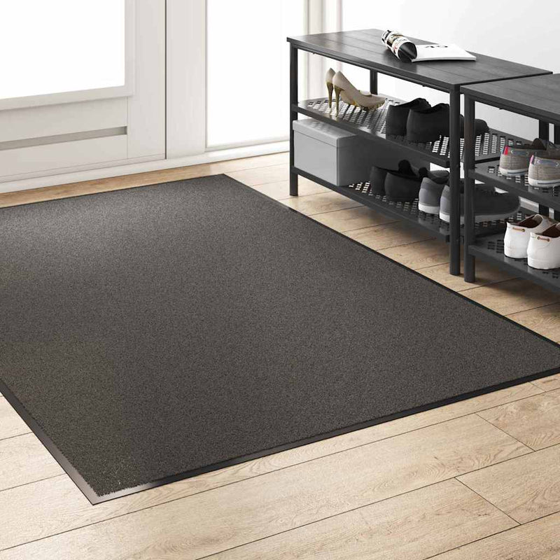 vidaXL Ajtószőnyeg Egyéb Antracit és fekete 120 x 180 cm