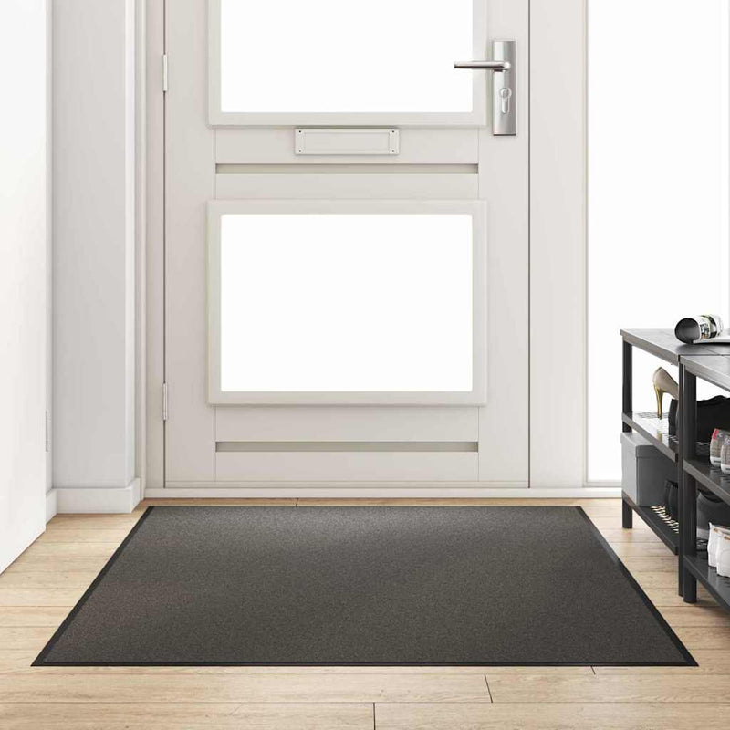 vidaXL Ajtószőnyeg Egyéb Antracit és fekete 120 x 180 cm