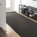 vidaXL Ajtószőnyeg Antracit és fekete 120 x 300 cm 100% Poliamid