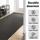 vidaXL Ajtószőnyeg Antracit és fekete 120 x 350 cm 100% Poliamid