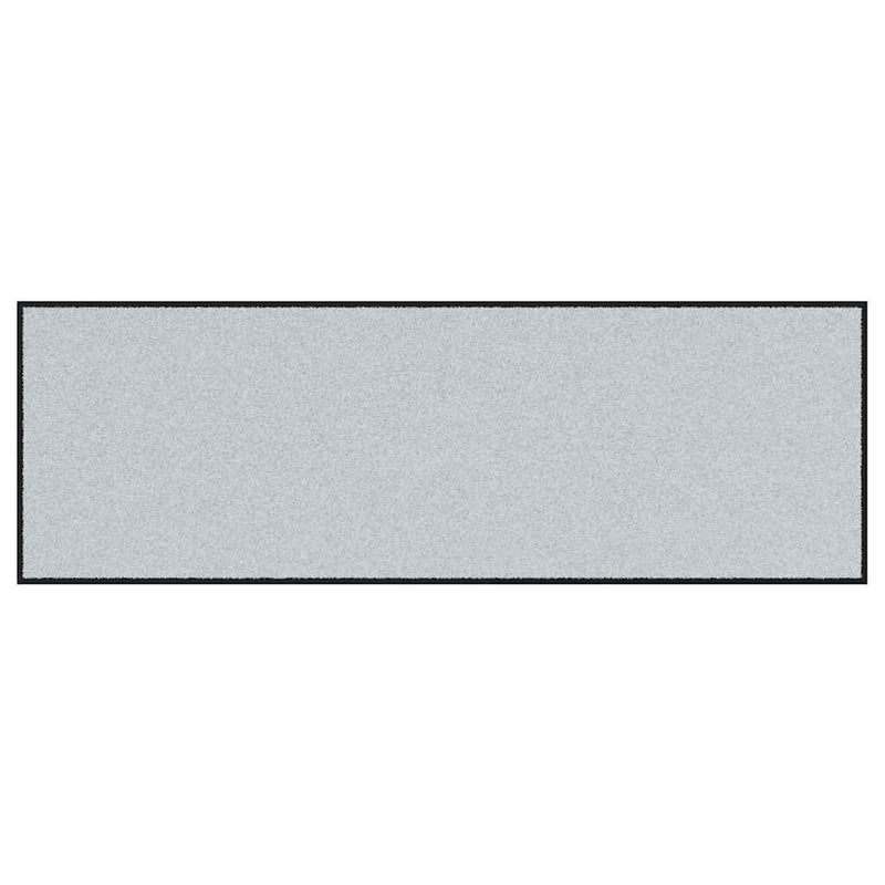 vidaXL Ajtószőnyeg Szürke és fekete 60 x 180 cm Polipropilén és vinil