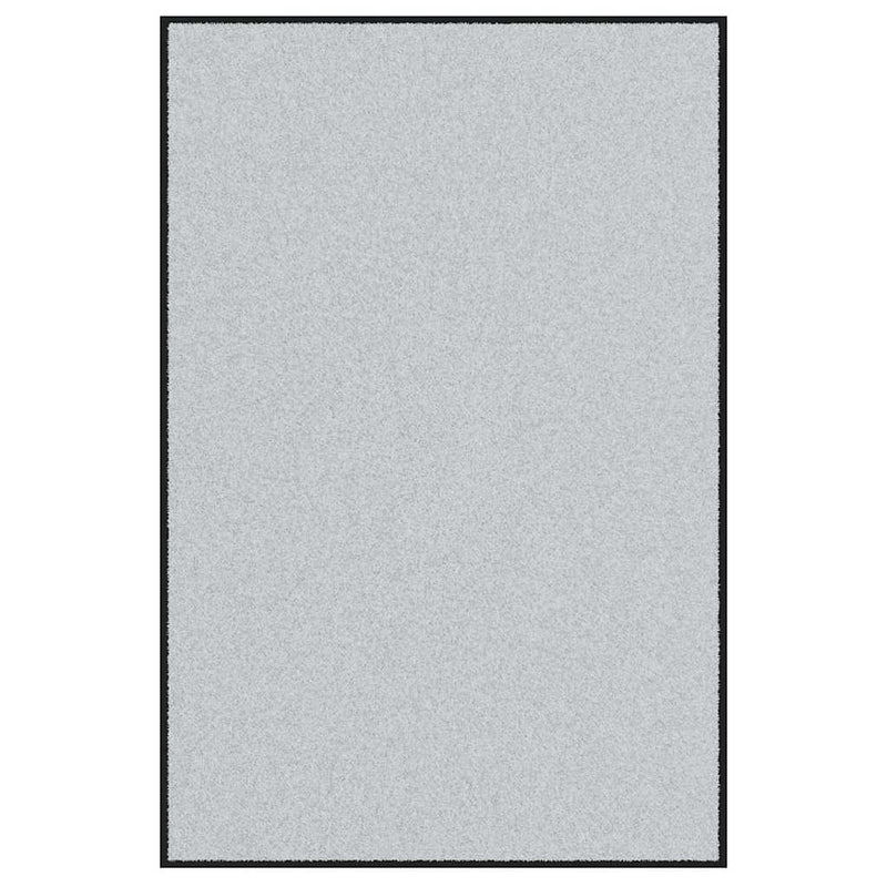 vidaXL Ajtószőnyeg Szürke és fekete 120 x 180 cm Polipropilén és vinil