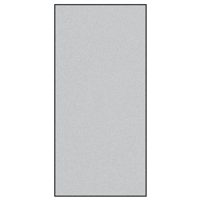 vidaXL Ajtószőnyeg Szürke és fekete 120 x 250 cm Polipropilén és vinil