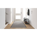vidaXL Ajtószőnyeg Szürke és fekete 120 x 350 cm 100% Poliamid