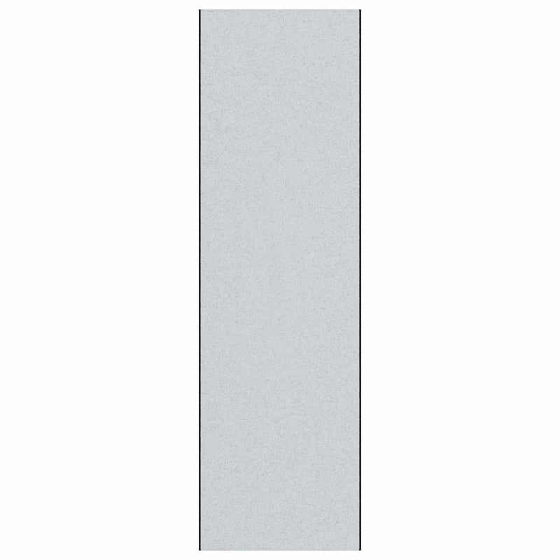 vidaXL Ajtószőnyeg Szürke és fekete 120 x 400 cm Polipropilén és vinil