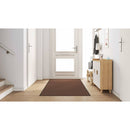 vidaXL Ajtószőnyeg Barna és fekete 120 x 250 cm 100% Poliamid