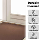 vidaXL Ajtószőnyeg Barna és fekete 120 x 250 cm 100% Poliamid
