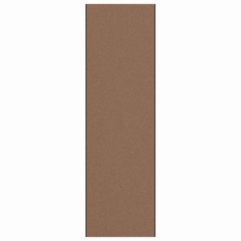 vidaXL Ajtószőnyeg Barna és fekete 120 x 400 cm Polipropilén és vinil