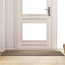 vidaXL Ajtószőnyeg Beige és fekete 60 x 180 cm 100% Poliamid