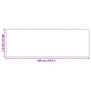 vidaXL Ajtószőnyeg Beige és fekete 60 x 180 cm 100% Poliamid